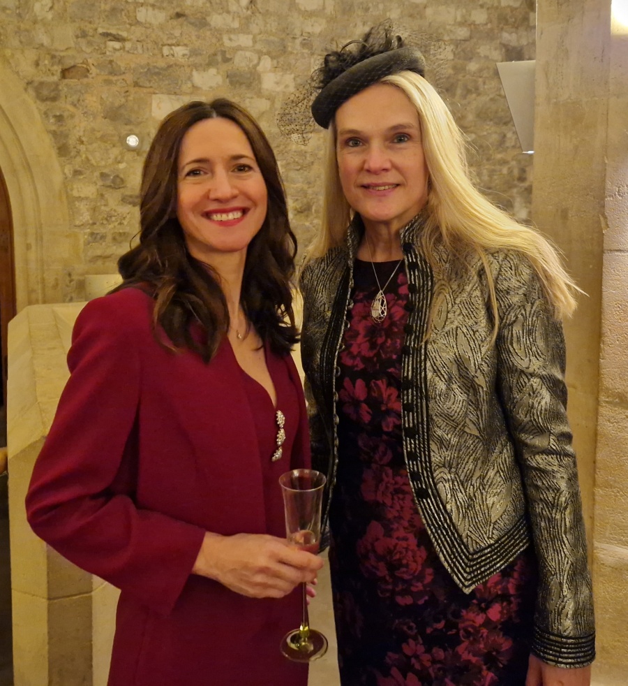 Broad Street Ward Club Annual Luncheon - Image right to left: Elisabeth Mainelli and Dr Theodora Kalentzi