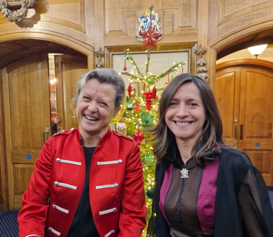 Worshipful Company of Painter-Stainers Ladies Banquet - Commandant Lisa Giles and Dr Theodora Kalentzi